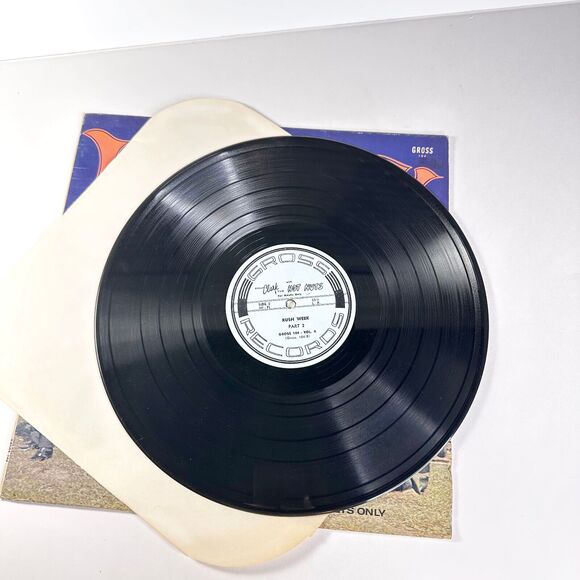 Vinyl Record Adult Comedy Rush Week by Doug Clark Gross Record Label - Picture 6 of 7